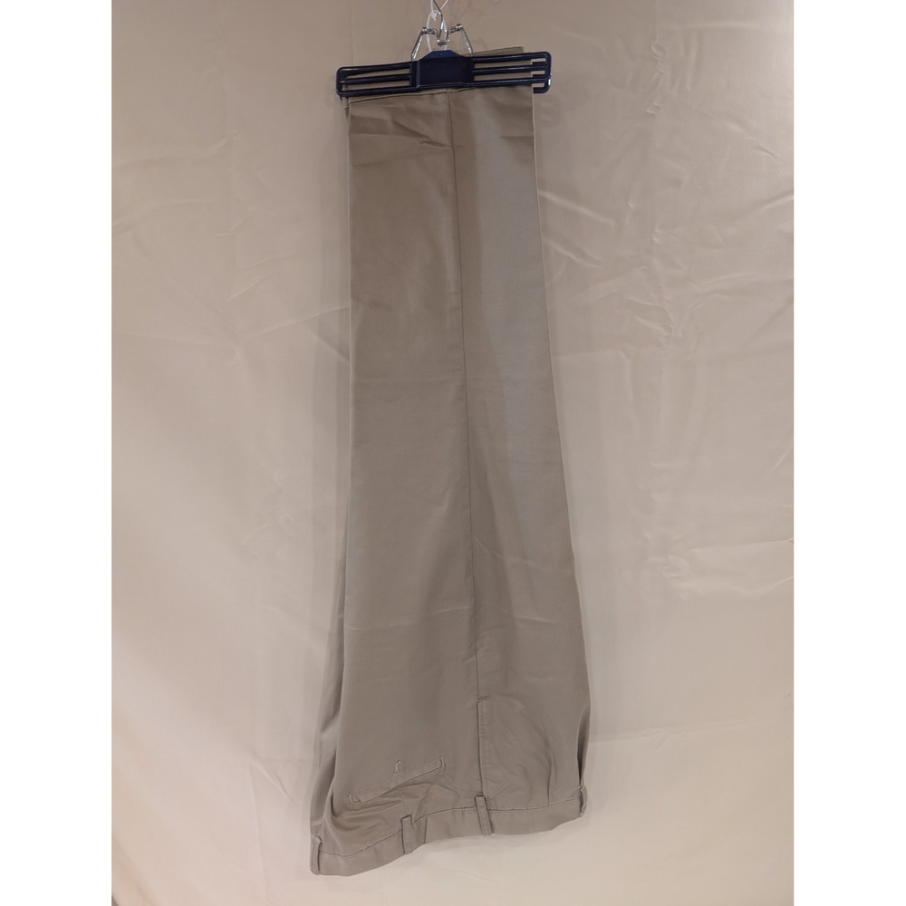 IZOD Men's 40x32 Beige‎ Cotton Blend Chino Pants Casual Comfort Classic Fit